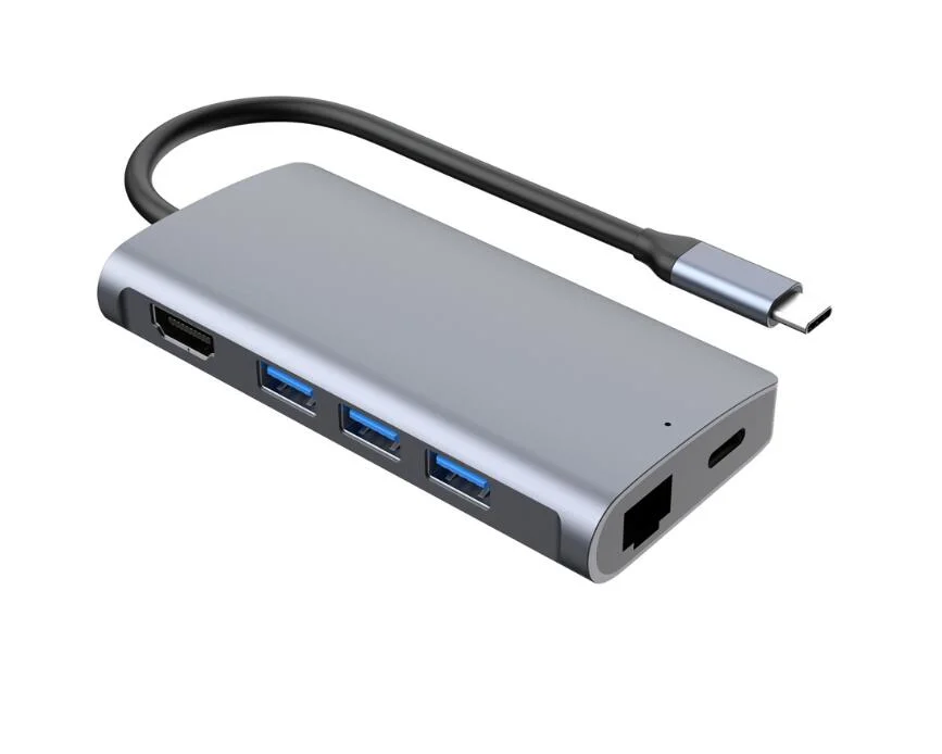 iPad PRO Hub USB C Hub for USB Type-C to 4K HDMI Adapter USB SD/TF Card Reader Thunderbolt 3 Adapter